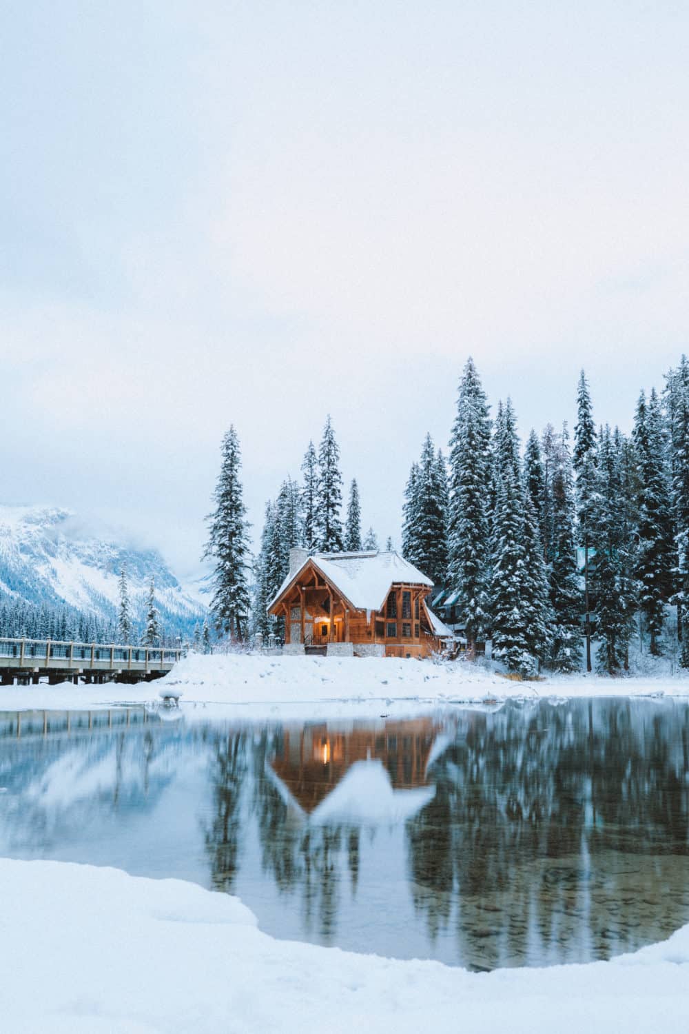 Emerald Lake Lodge in The Canadian Rockies In Winter - The Mandagies.com