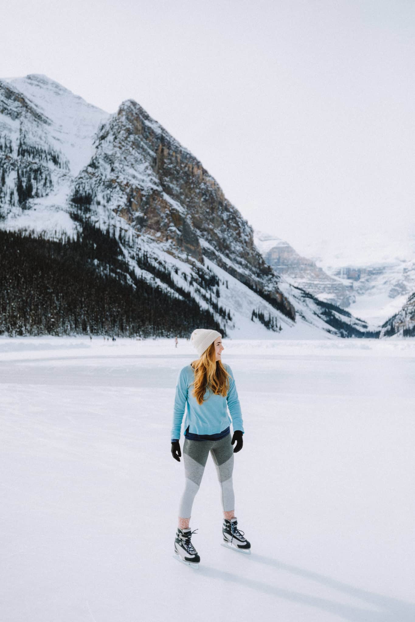 Ice Skating Lake Louise Winter - TheMandagies.com