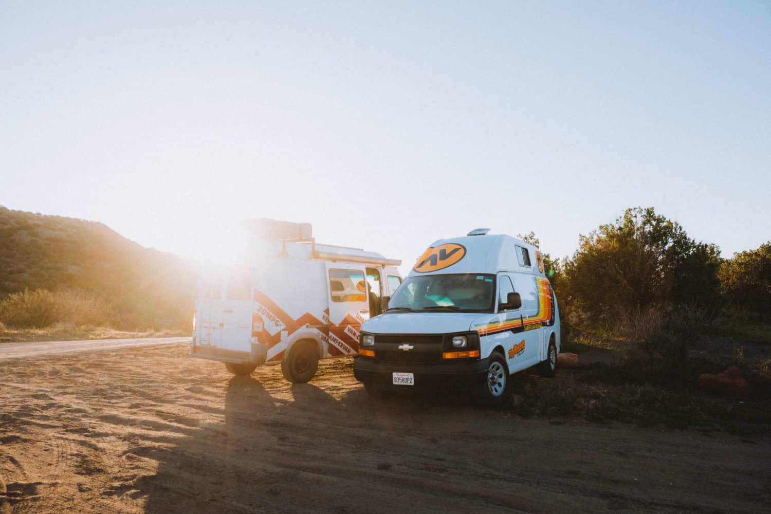 Free camping site in Arizona