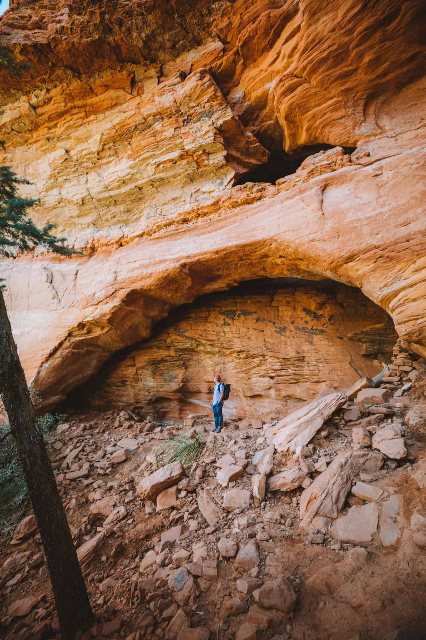 Cave in Soldier's Pass Trail in Sedona - TheMandagies.com