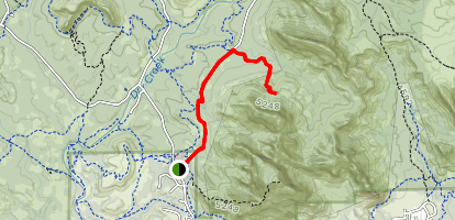Devil's Bridge trail via Dry Creek Road Map