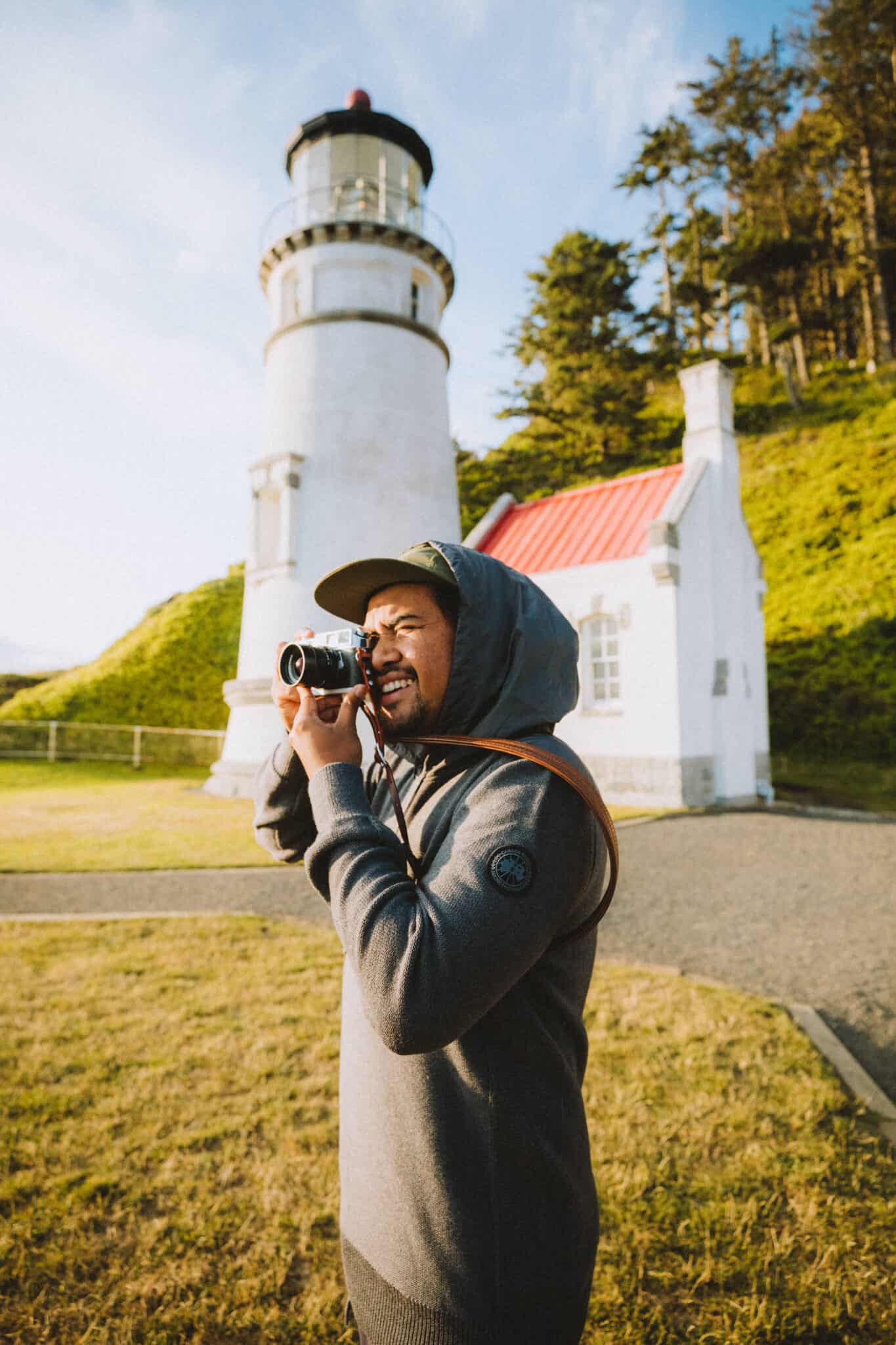 Berty at Heceta Head Lighthouse - TheMandagies.com