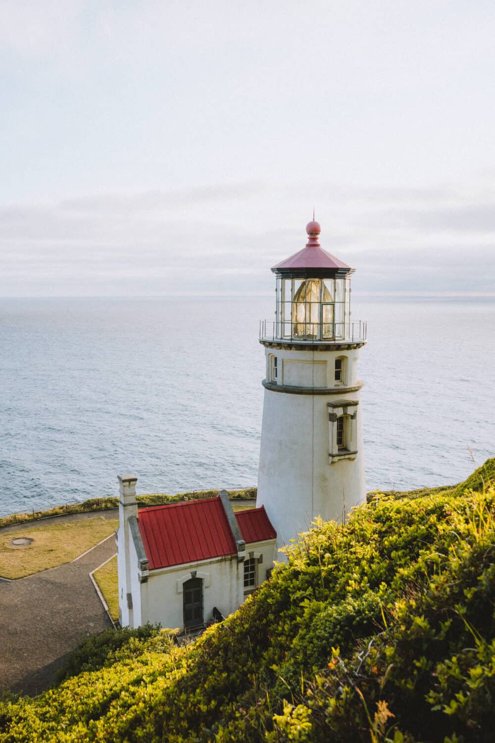 Upper View of Heceta Head Lighthouse - TheMandagies.com