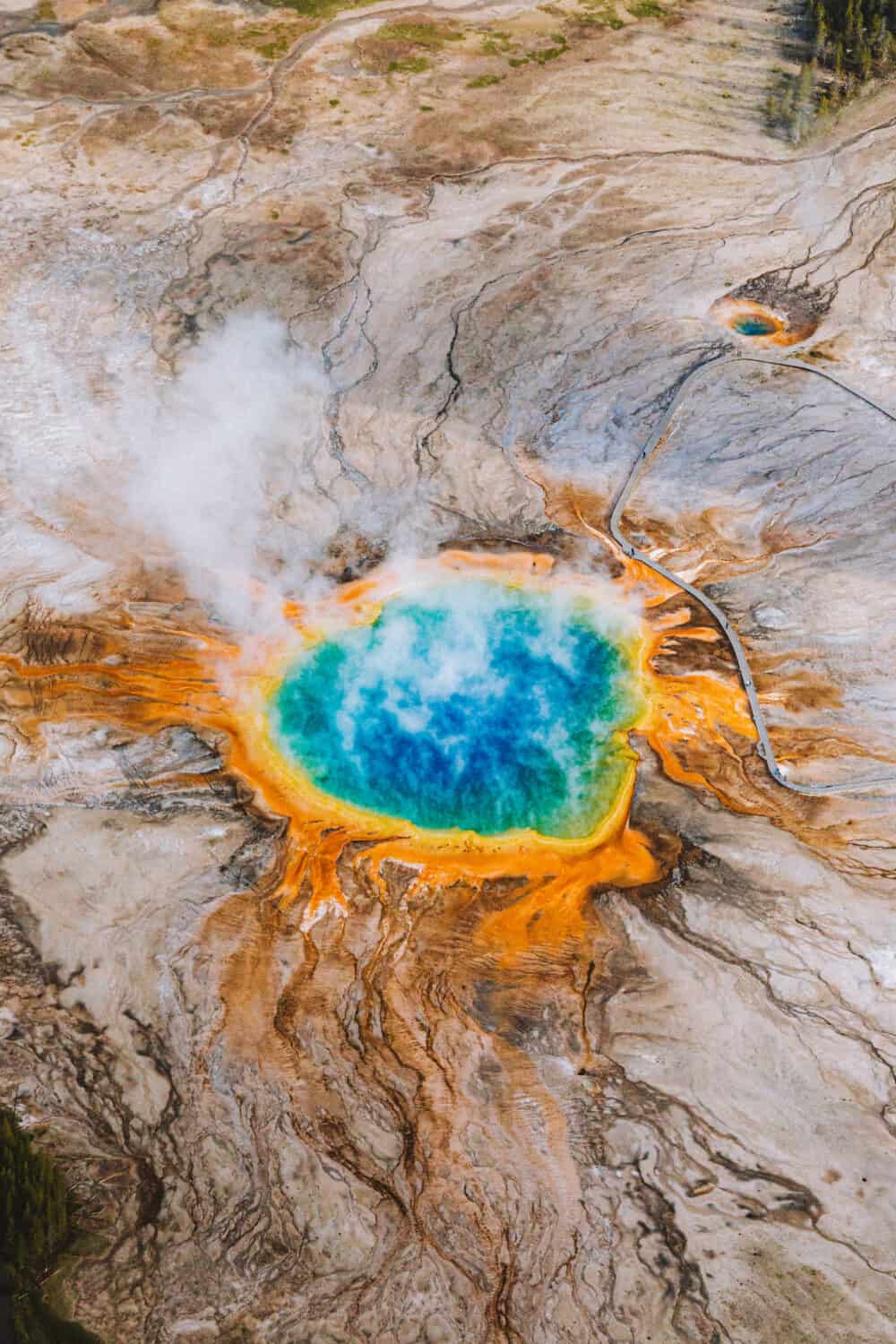 Grand Prismatic From the sky - TheMandagies.com