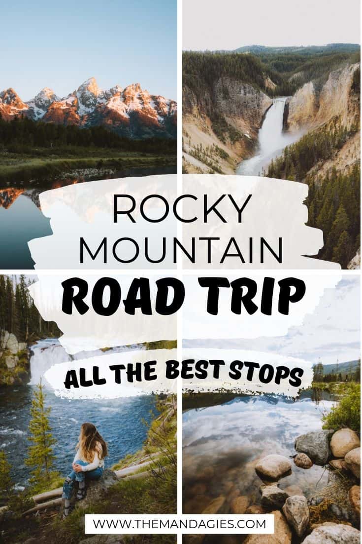 Looking for the ultimate summer adventure? Here's your complete Rocky Mountain Road Trip itinerary - including travel in Colorado, Wyoming, Montana, and even Alberta, Canada! We're sharing all the best national parks along the way, camping tips, and more! #USA #Canada #nationalparks #montana #hiking #colorado #wyoming #yellowstone #photography #sunrise #rockymountains #rockies #grandtetons #glaciernationalpark #Banff #jasper