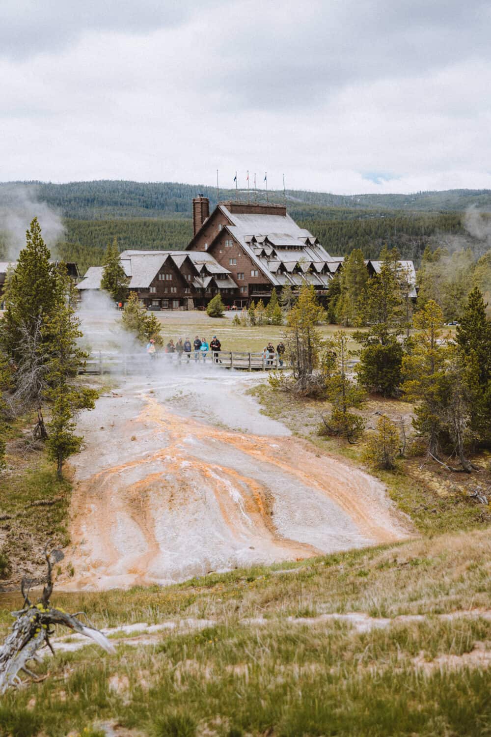 Old Faithful Inn at Yellowstone National Park