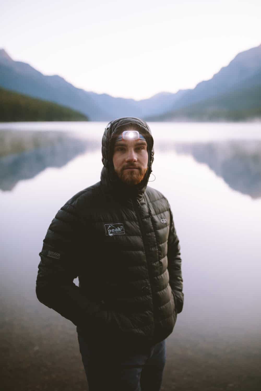 Joseph Roberts at Bowman Lake in Glacier National Park