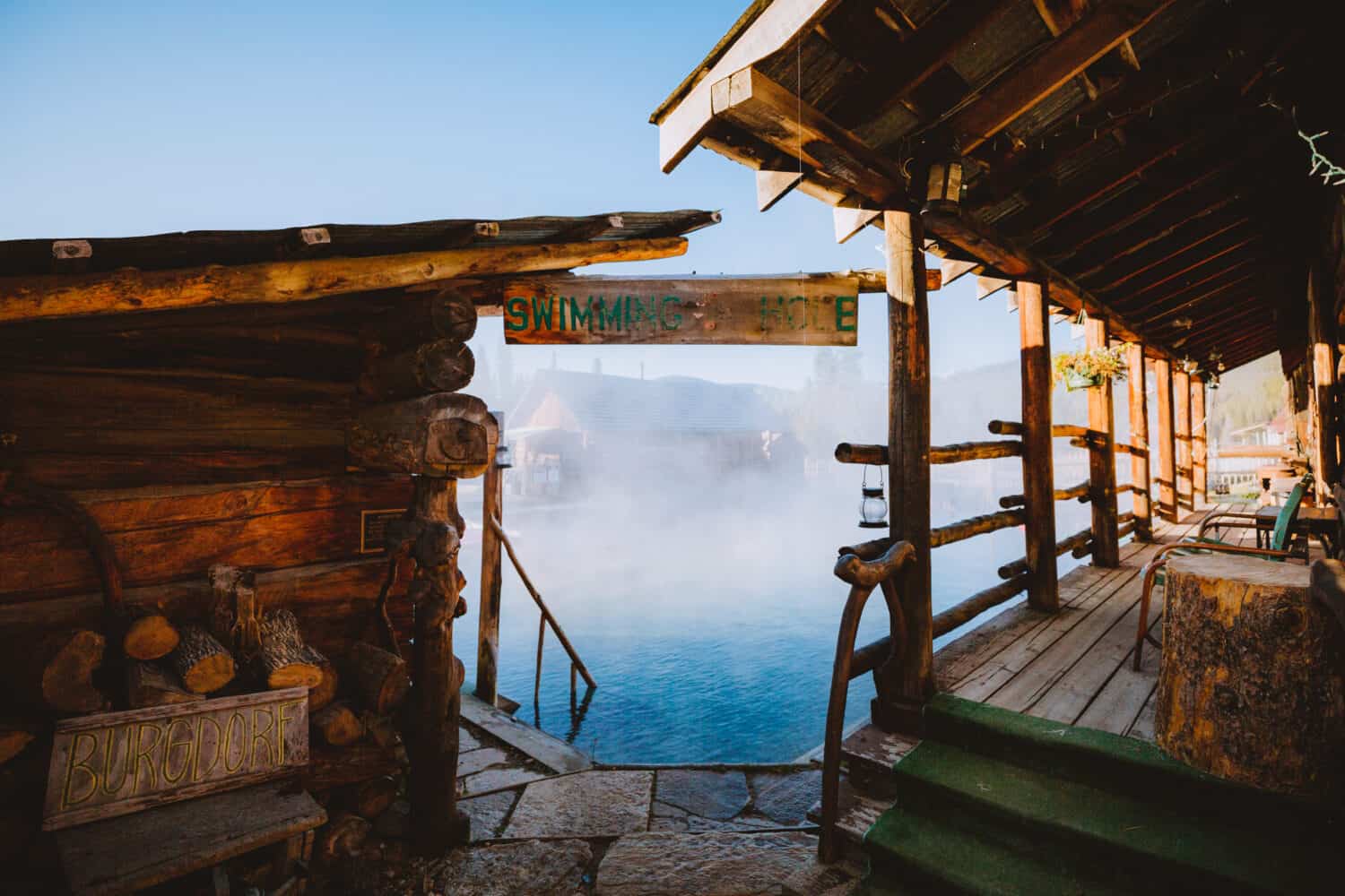 Burgdorf Hot Springs Pool Entrance - Idaho Hot Springs -TheMandagies.com