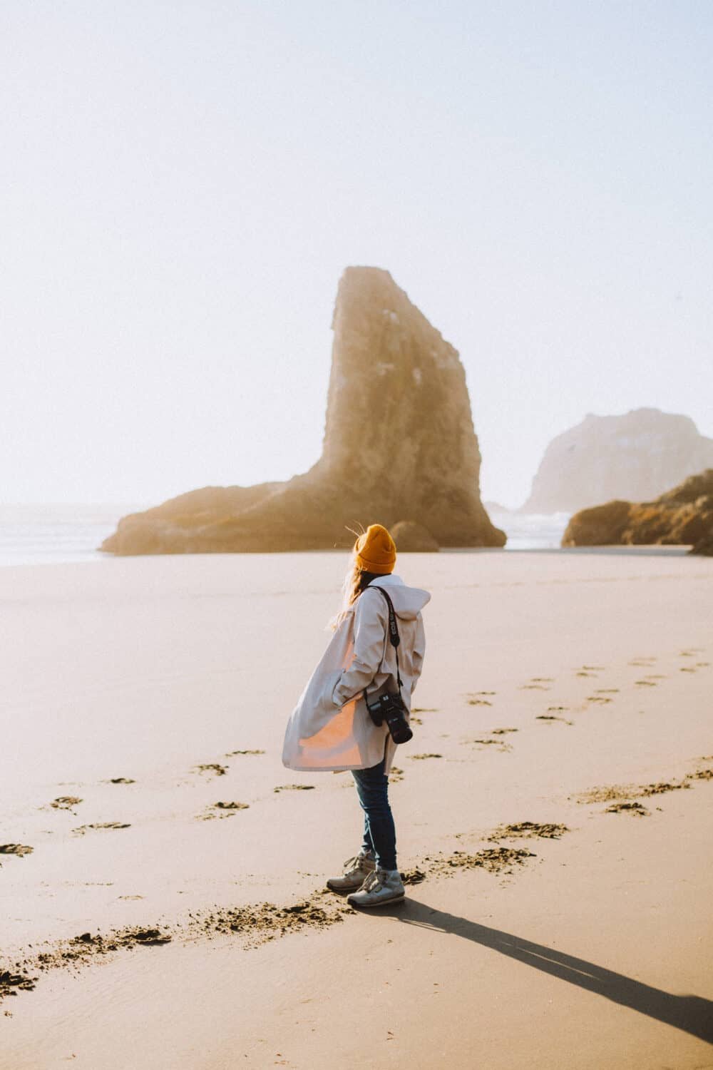 Emily Mandagie at Face Rock Bandon Beach Oregon