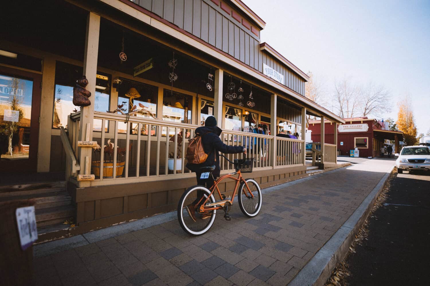 Berty Mandagie biking in Sisters, Oregon - TheMandagies.com