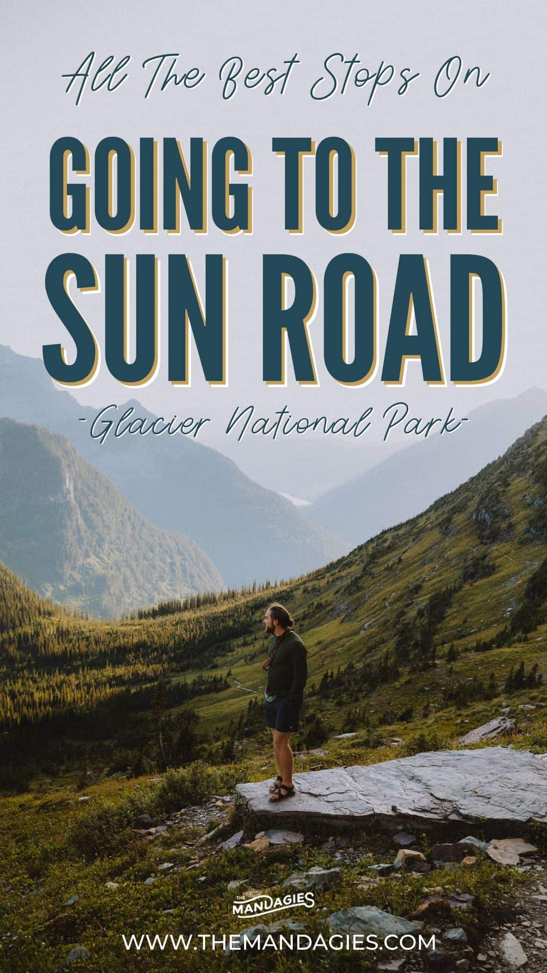Planning a trip to Glacier National Park? Make sure to add a drive-through Going-To-The-Sun-Road on your list! This highway cuts through all the best areas of the park, connecting famous stops like Logan Pass, Lake McDonald, and Hidden Lake. Save this post for your next trip to Glacier, Montana! #roadtrip #montana #glacier #glaciernationalpark #loganpass #lakemcdonals #adventure #photography #USA #hiddenlake