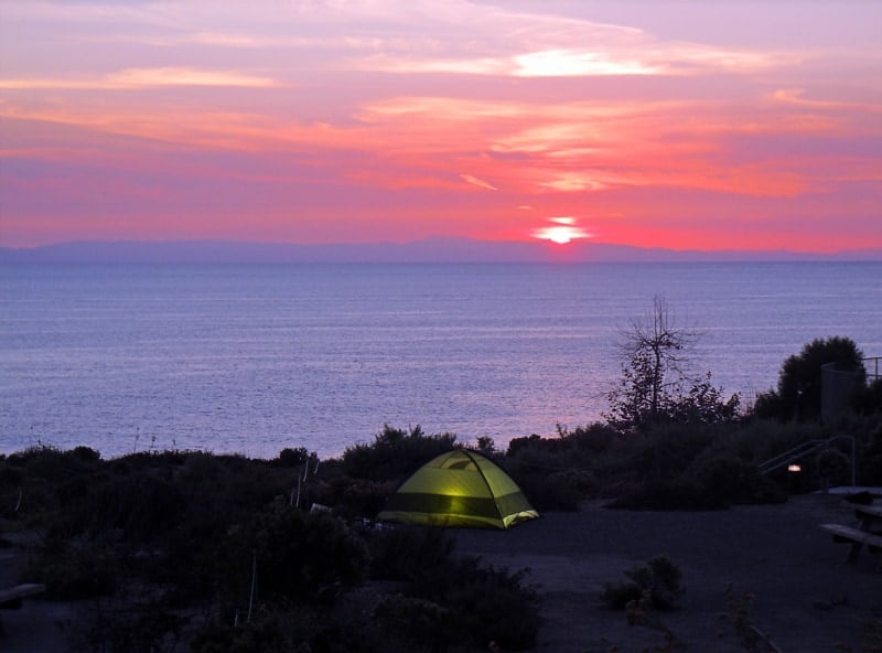 Camping at Crystal Cove State Park