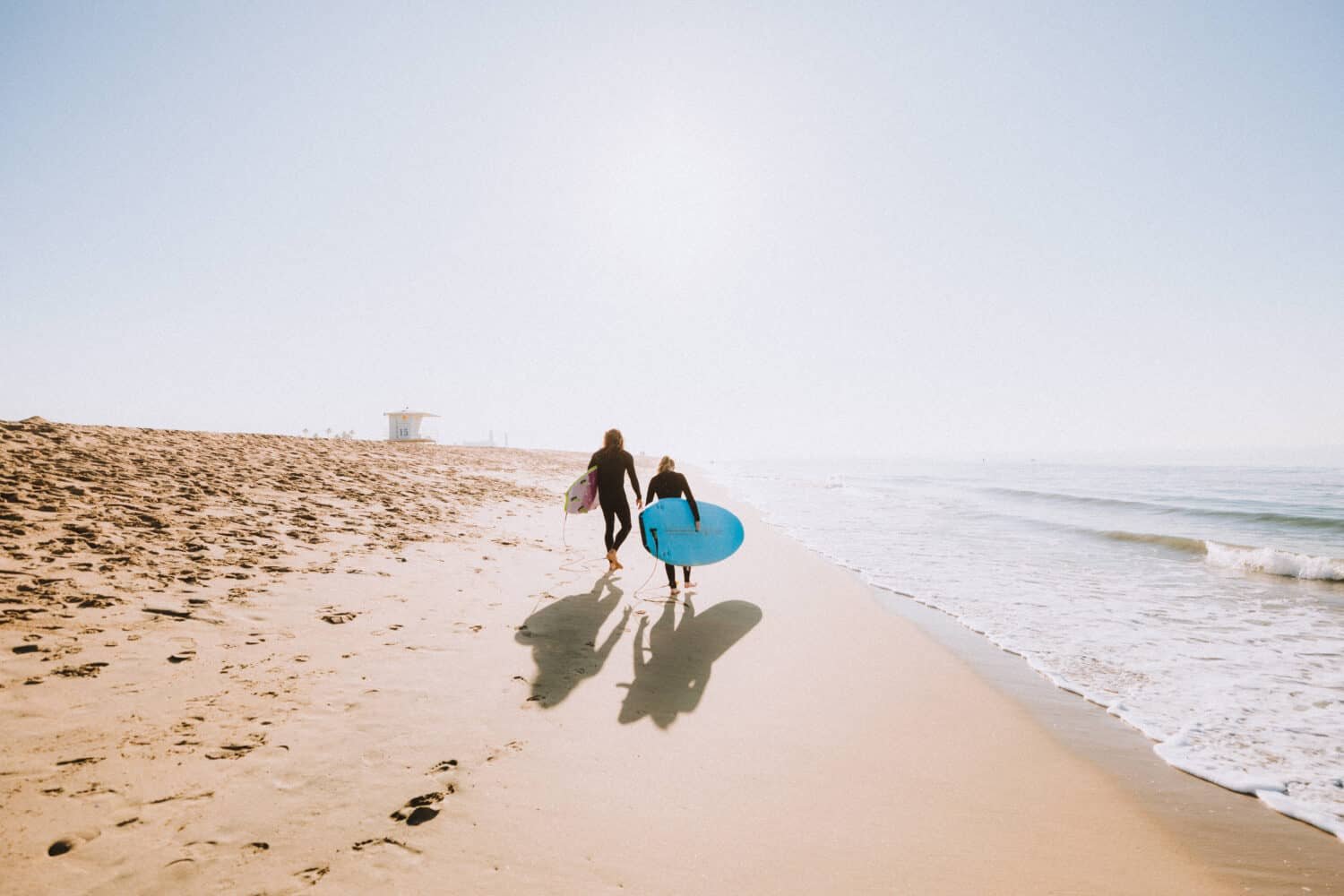 California Coast Road Trip Route - Surfing in Orange County