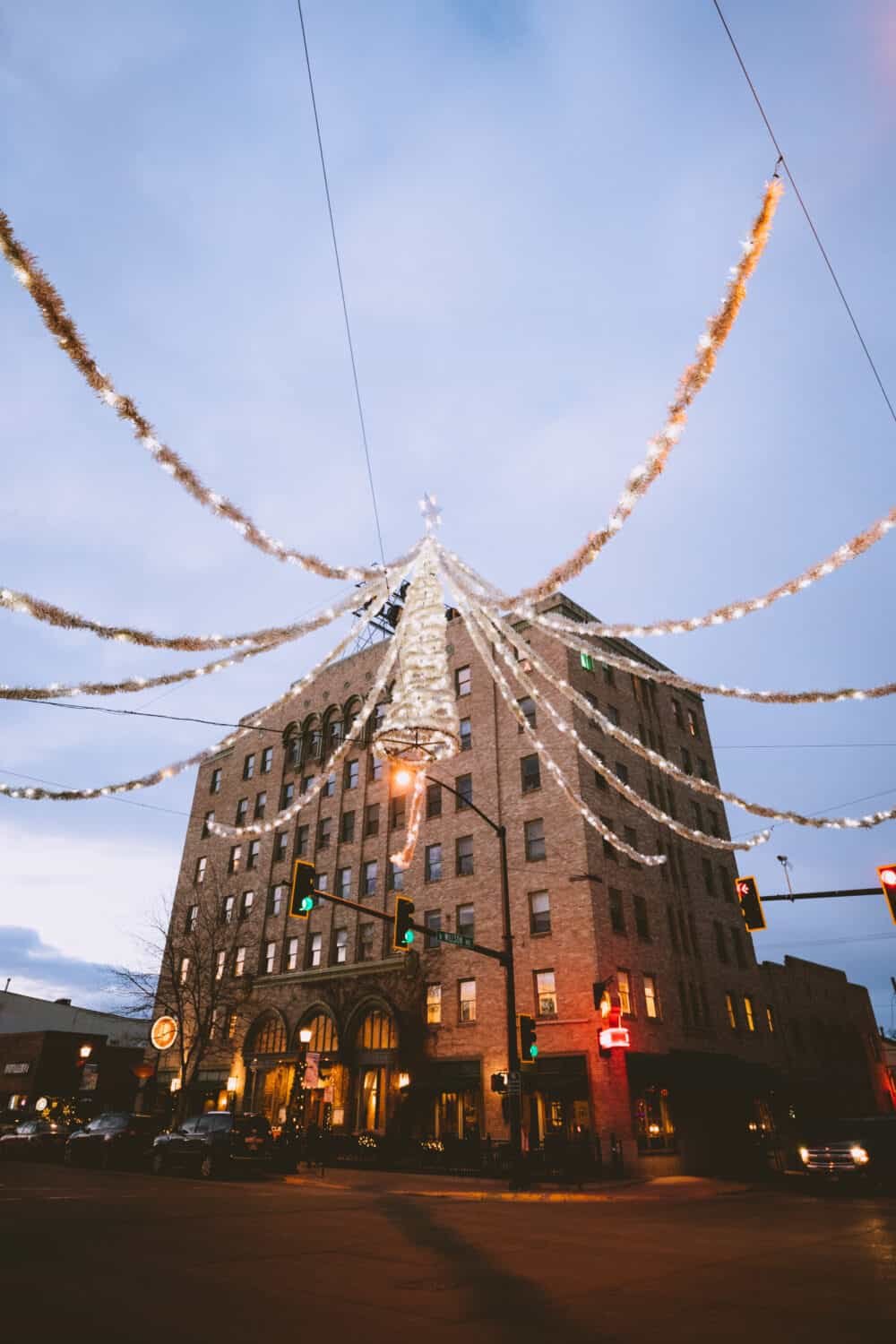 Downtown Bozeman Christmas Light Display - TheMandagies.com