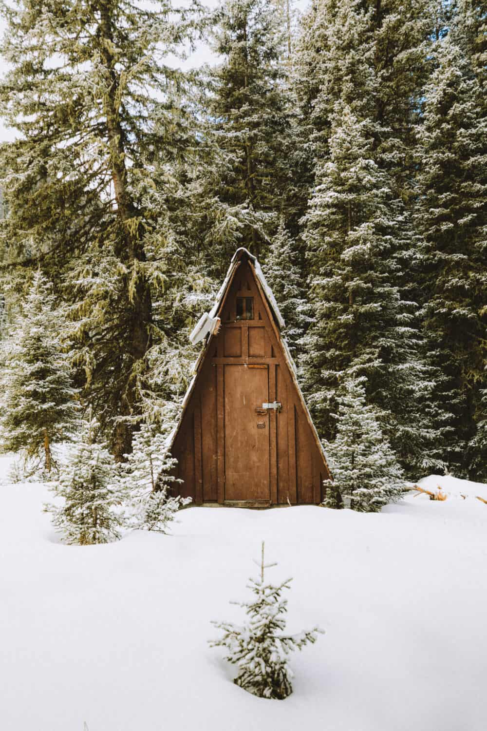 Little A-Frame in Hyalite Canyon - Palisade Falls Trailhead, Hyalite Canyon Bozeman MT - TheMandagies.com