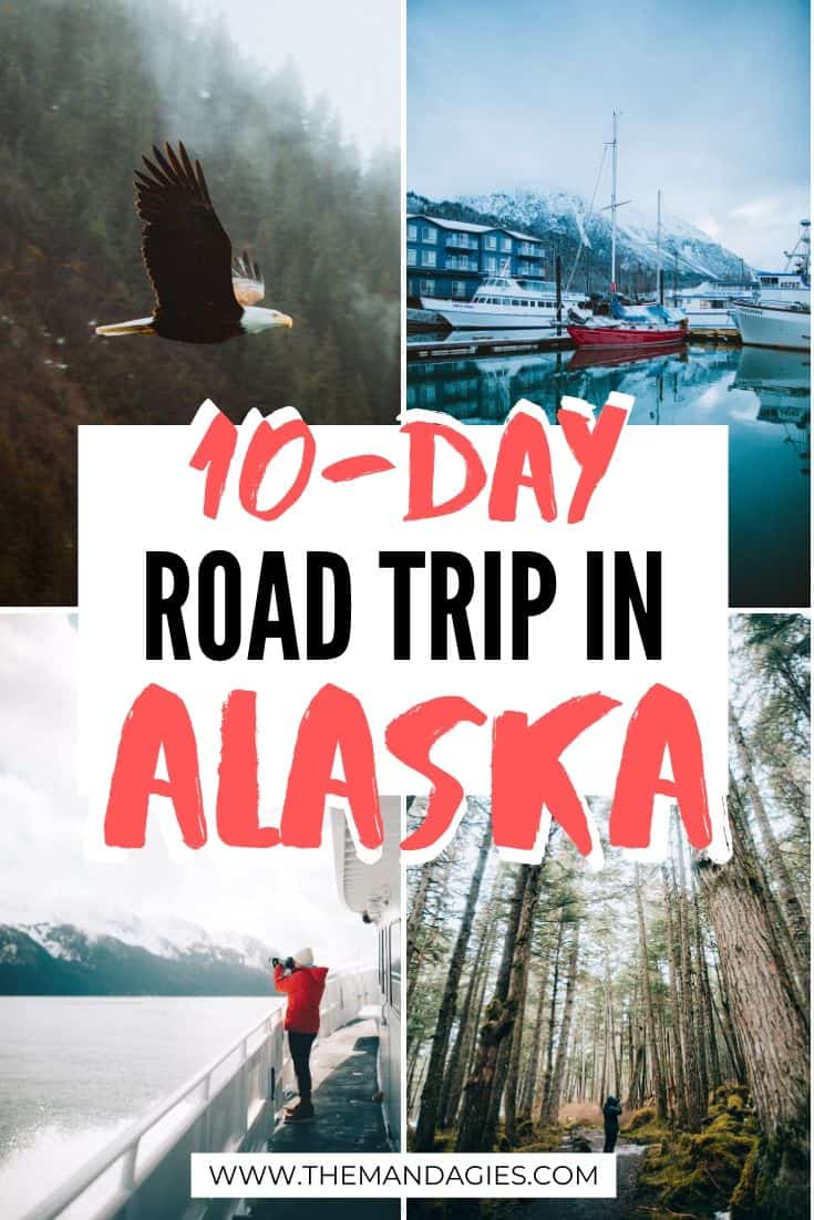 Looking for the best way to explore Alaska? We're sharing the ultimate Alaska road trip itinerary, with stops in Fairbanks, Anchorage, Seward, and Denali National Park! Save this post for planning your next 10 days in Alaska for the best trip of the summer! #alaska #fairbanks #anchorage #seward #kenaifjords #lastfrontier #travel #denalinationalpark #photography #denali #mountains #USA #roadtrip