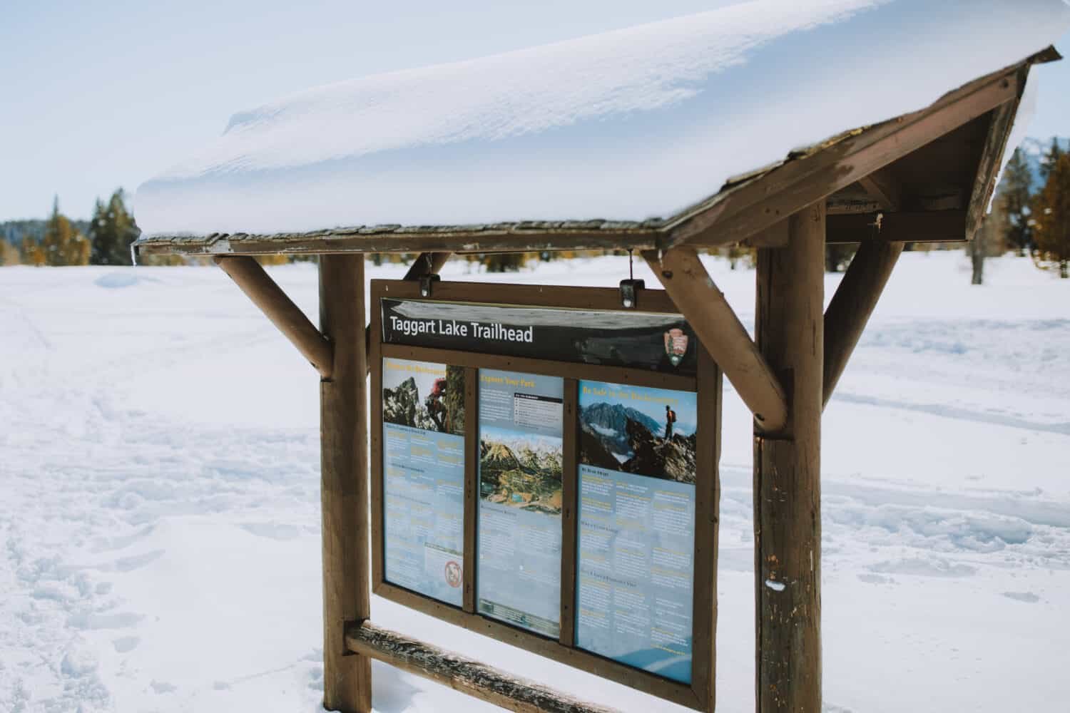 Taggart Lake Trailhead Sign - TheMandagies.com