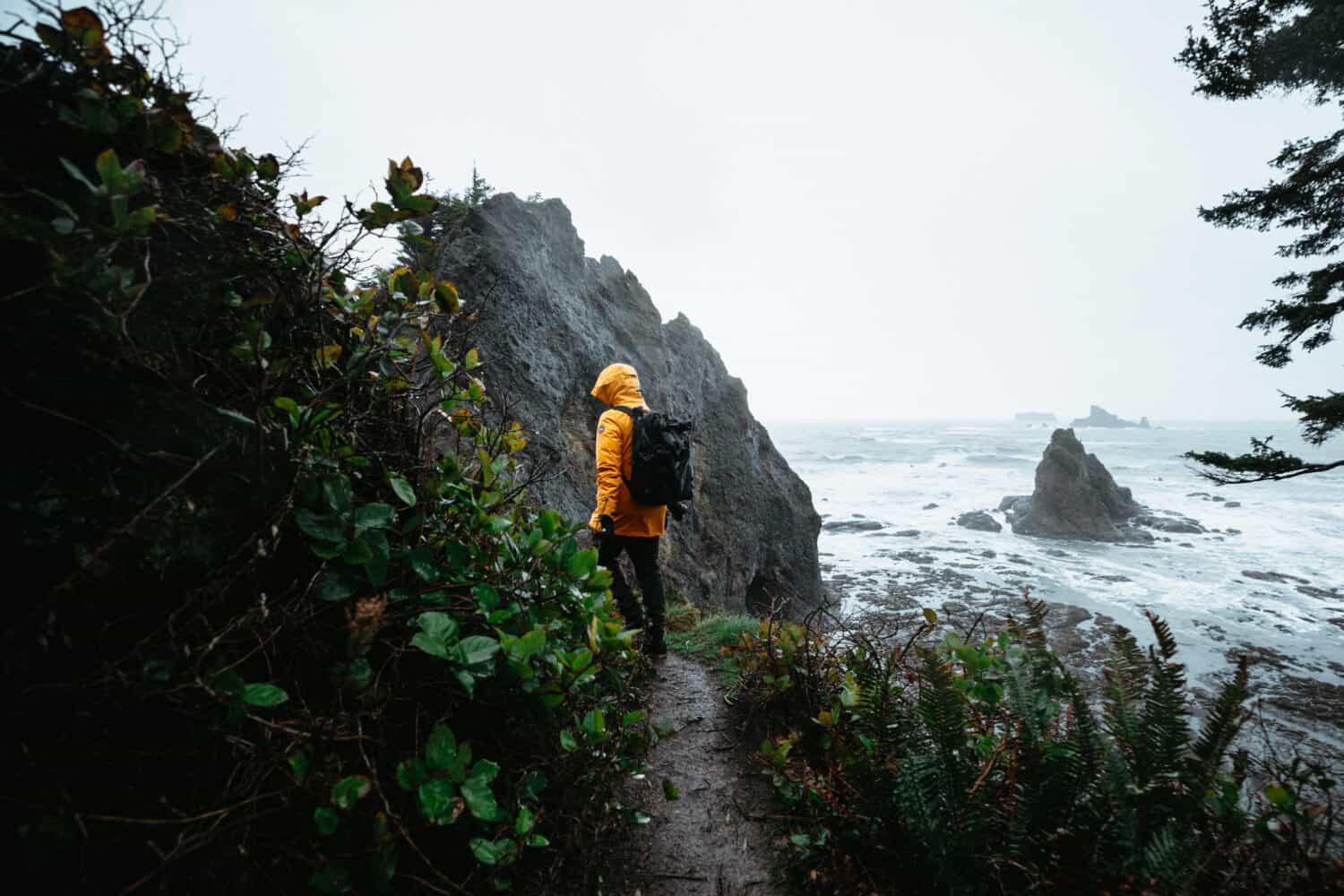 Berty Mandagie, hiking at Rialto Beach - TheMandagies.com