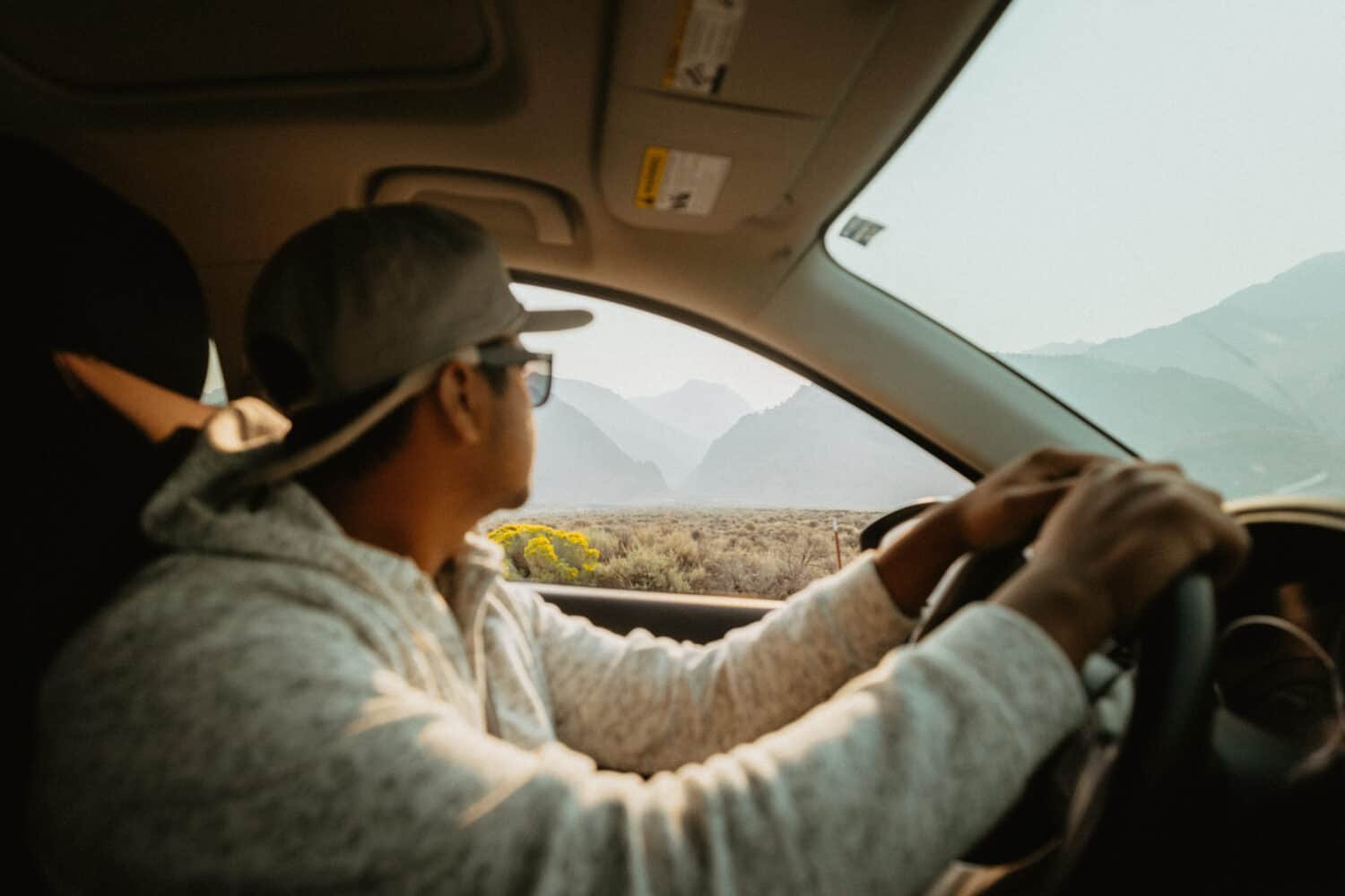 Berty driving Around Eastern Oregon