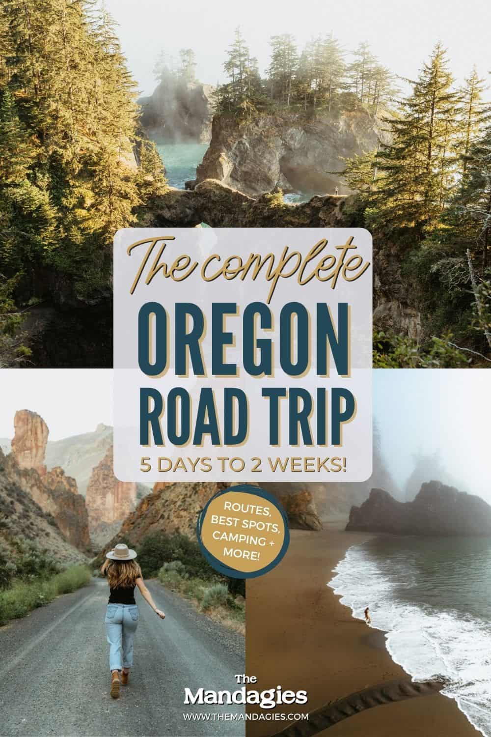 trip plan oregon