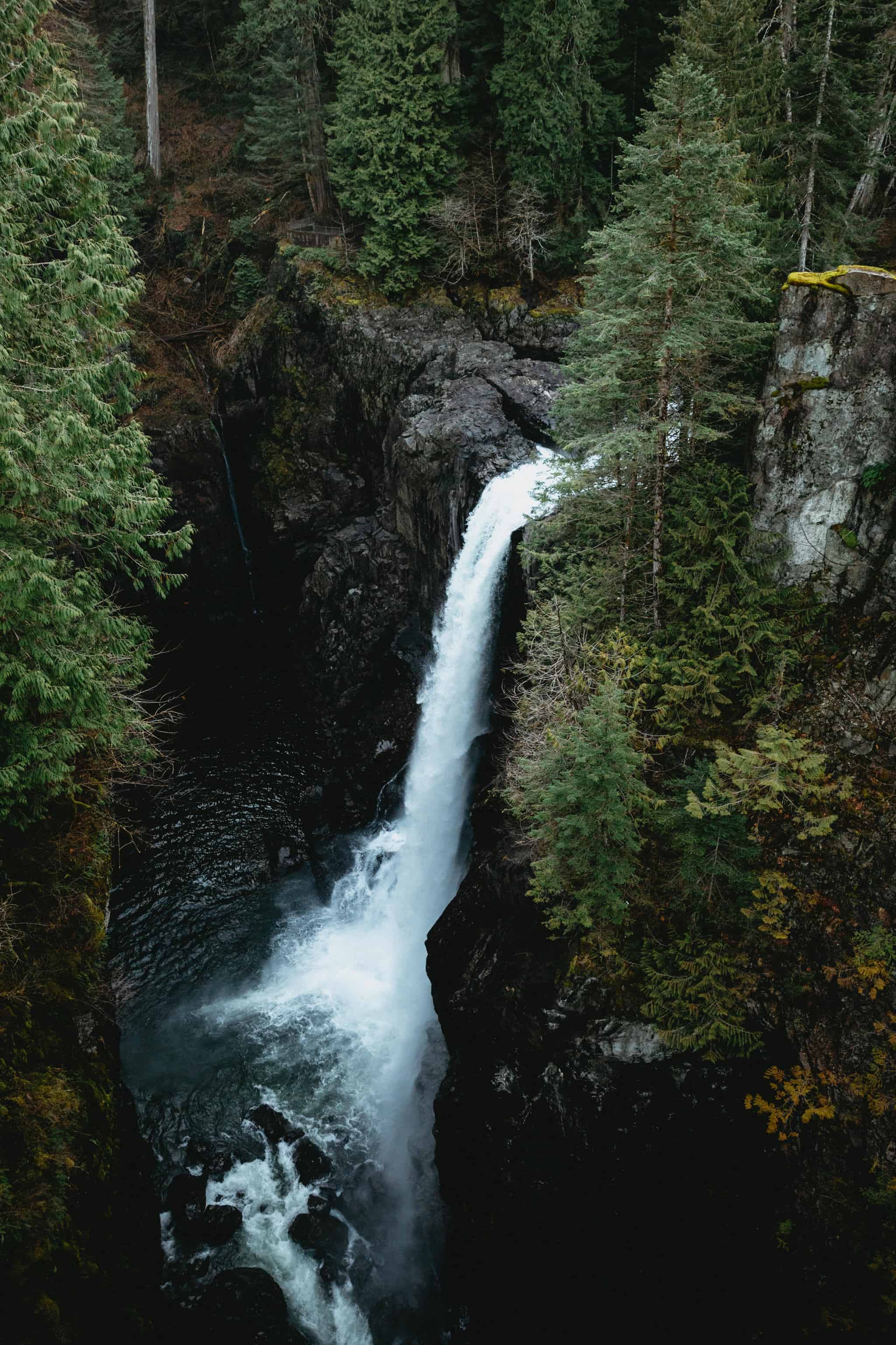 View of Elk Falls Campbell River, BC - TheMandagies.com