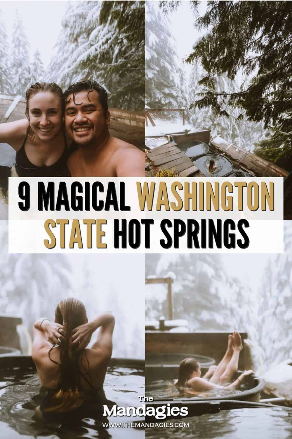 Hot Springs in Washington State Pinterest Pin