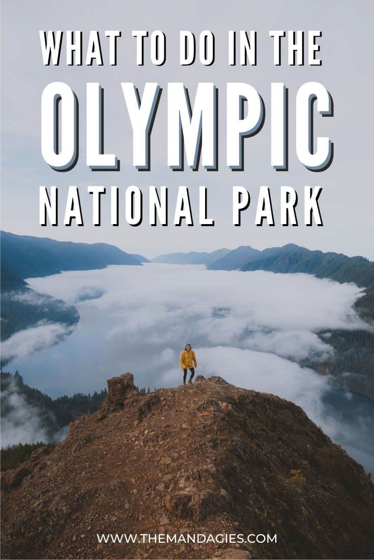 Taking a trip to Washington's very own Olympic Peninsula? We've got the ultimate guide of things to do in Olympic National Park, filled to the brim with adventure! From Rialto Beach to the Hoh Rainforest, we're sharing everything in this post. Save it for your next adventure! #washington #Unitedstates #olympicnationalpark #olympicnps #PNW #pacificnorthwest #travel #westernUSA #photography #landscape #temperaterainforest #hurricaneridge #solducfalls #hohrainforest