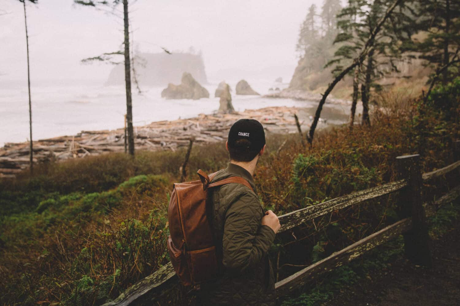 Matt Thomas at Ruby Beach in Olympic National Park, Washington - TheMandagies.com