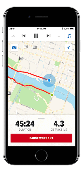 Map My Run Trail Running App