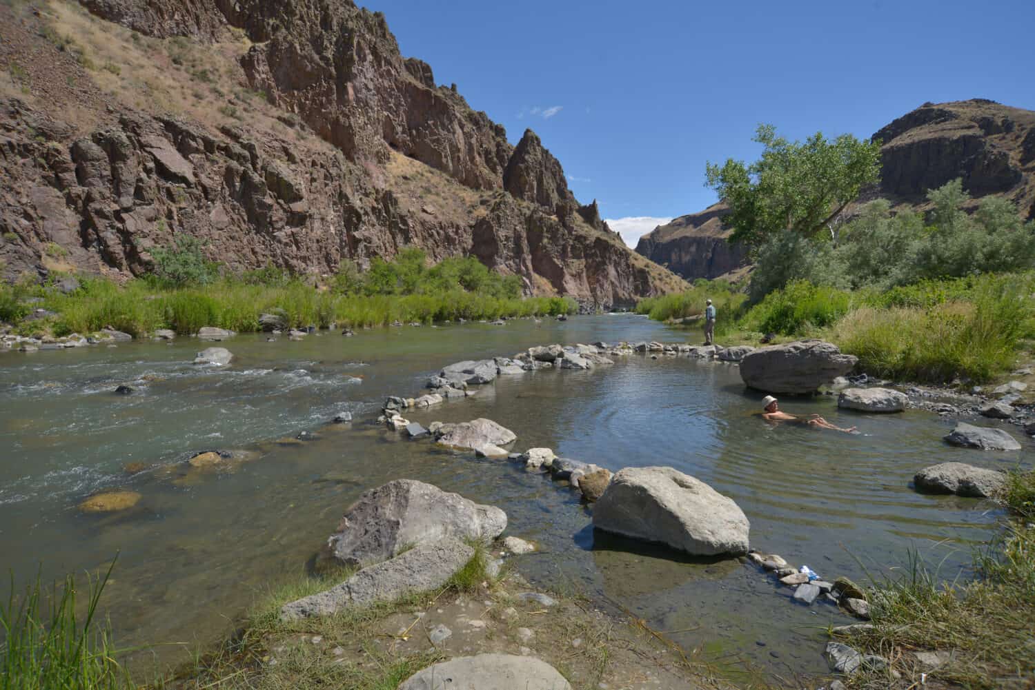 Snively Hot Springs in the Owyhee Desert