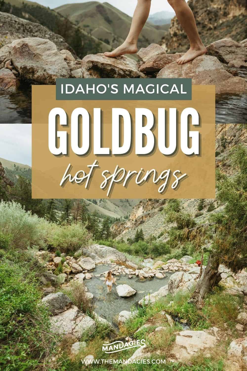 Goldbug Hot Springs is the trifecta of fun in Idaho - hiking, camping, and of course, hot springs! Click here to learn more about planning your own rad trip, and what to expect on the trail, rules for camping, and all the details to plan your own magical getaway in the Gem State. #idaho #hotsprings #stanleyidaho #Roadtrip #summer #hiking #camping #salmonriver #goldbug #mountains #travel #USAtravel #usa #photography #sunset