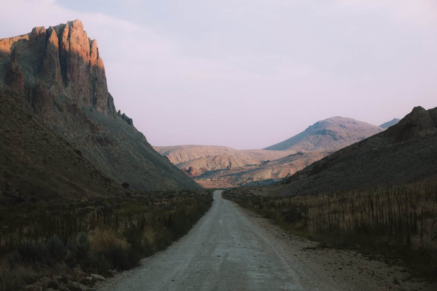 Sunrise on Leslie Gulch Road