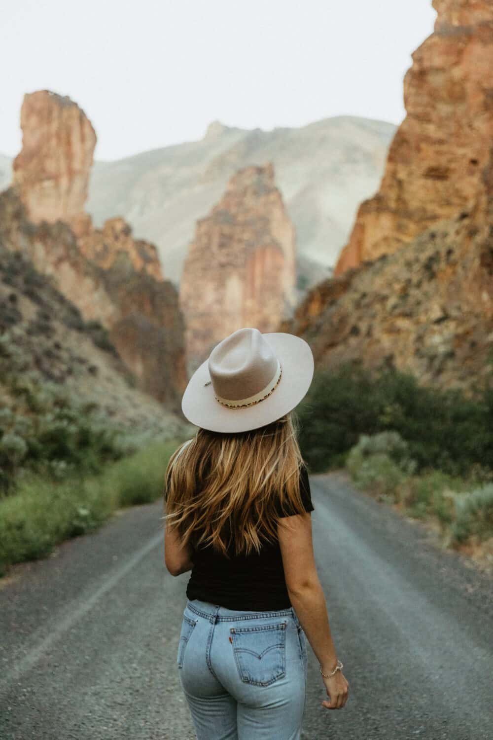 Emily Mandagie in Leslie Gulch Oregon