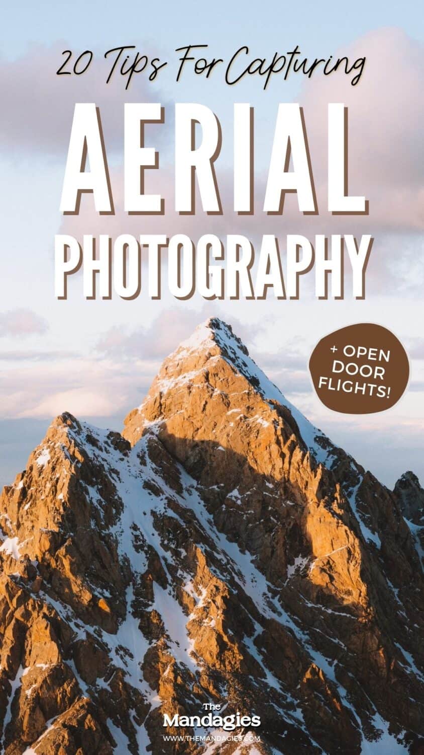 Getting ready for your first helicopter photography tour? We're sharing the best aerial photography tips and tricks, and gear recommendations from B&H Photo, and camera settings for the best aerial photos! #aerialphotography #photography #photos #helicopterride #mountains #cityscapes #newyork #travel #adventure #plane #nature #photography