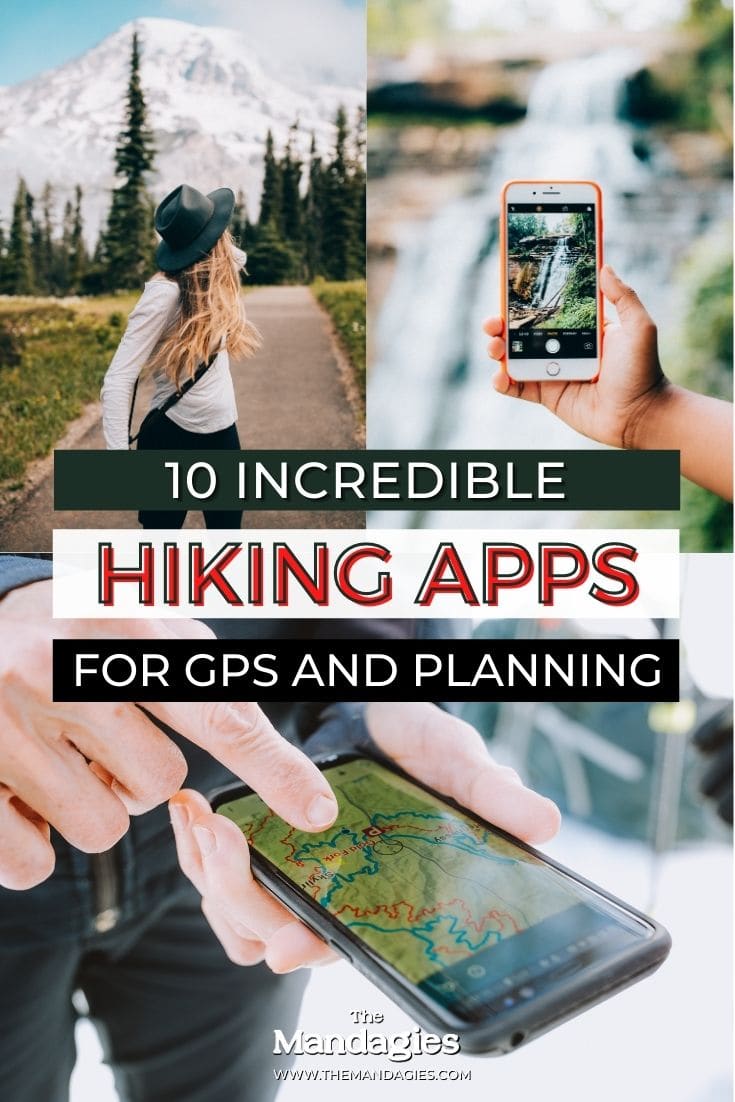 Do you love knowing everything about your next hiking trail? We're sharing the best hiking apps to download, with features like offline topography maps, mountain identification, GPS tracking, and so much more! Read this blog post to pick your next favorite app for hiking! #hiking #hikes #PNW #PacificNorthwest #skiing #snowboarding #backcountry #backpacking #GPS #mountains #travel #USAtravel #usa #navigation #tripplanning #nationalparks
