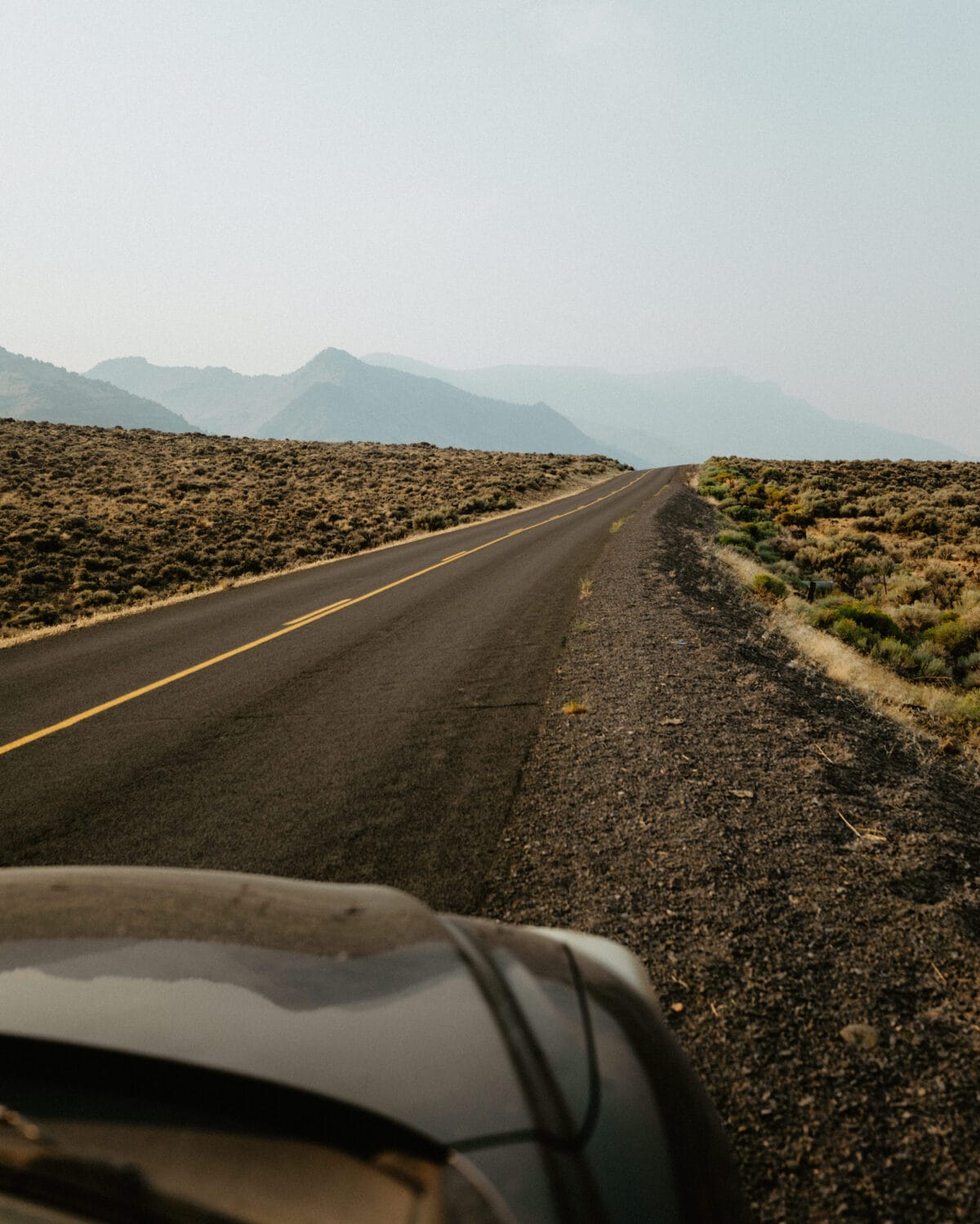 Driving to Hart Mountain, Oregon