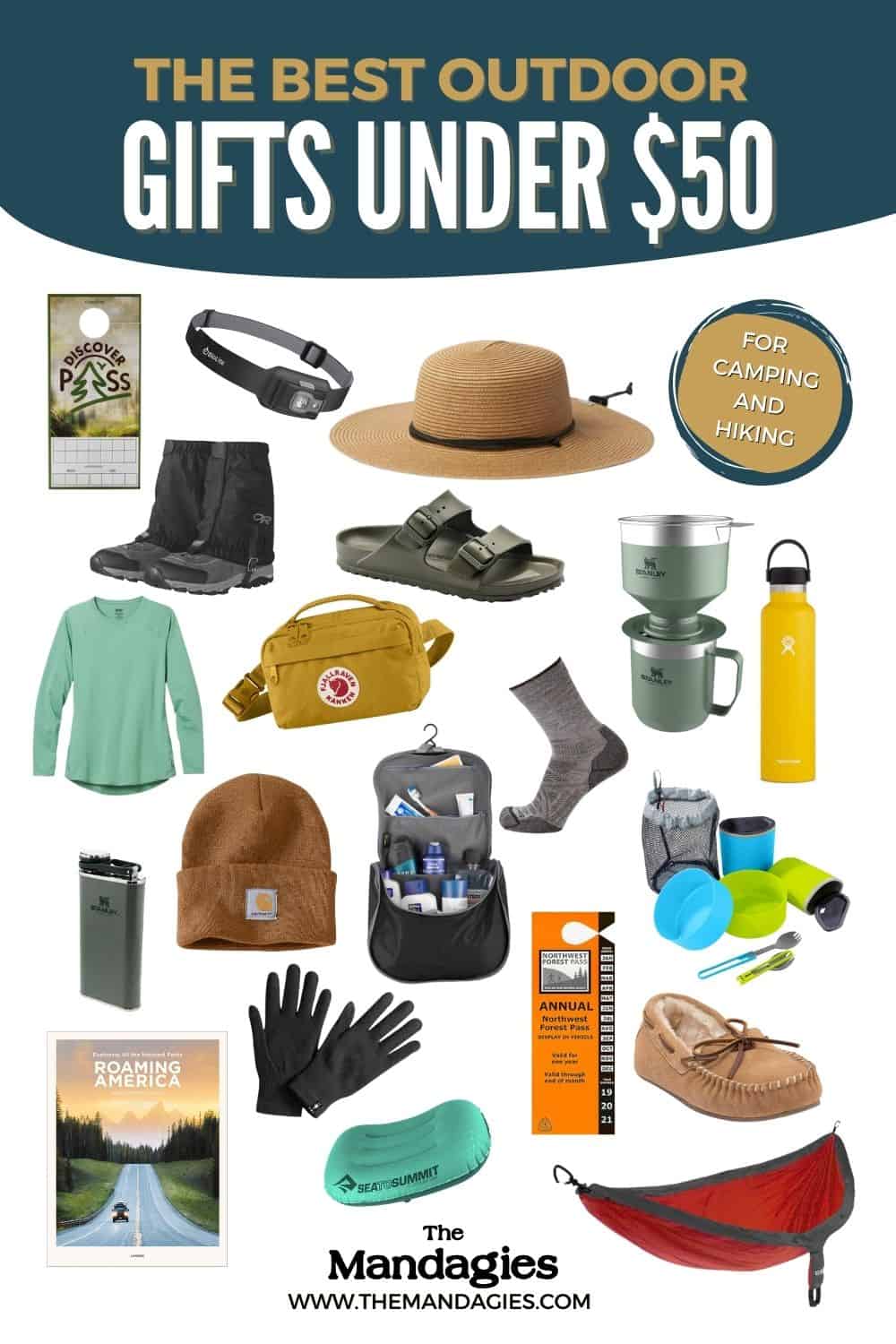 30+ Outdoor Gifts Under $50 For The Budget Adventurer - The Mandagies