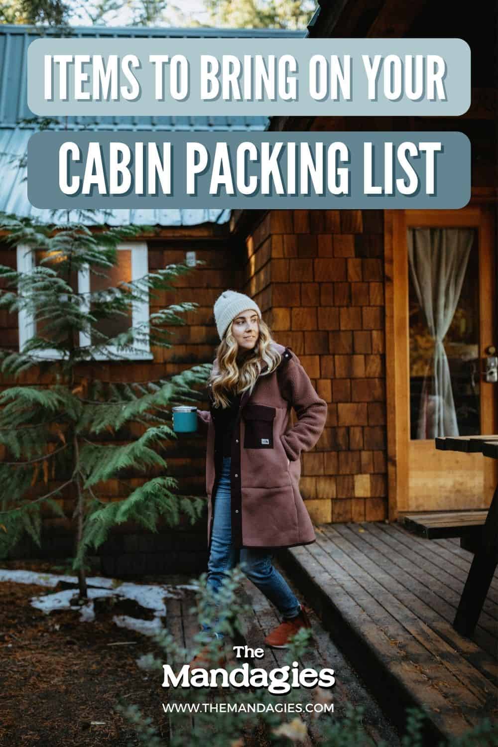 Cabin Packing List - TheMandagies.com Pin 1