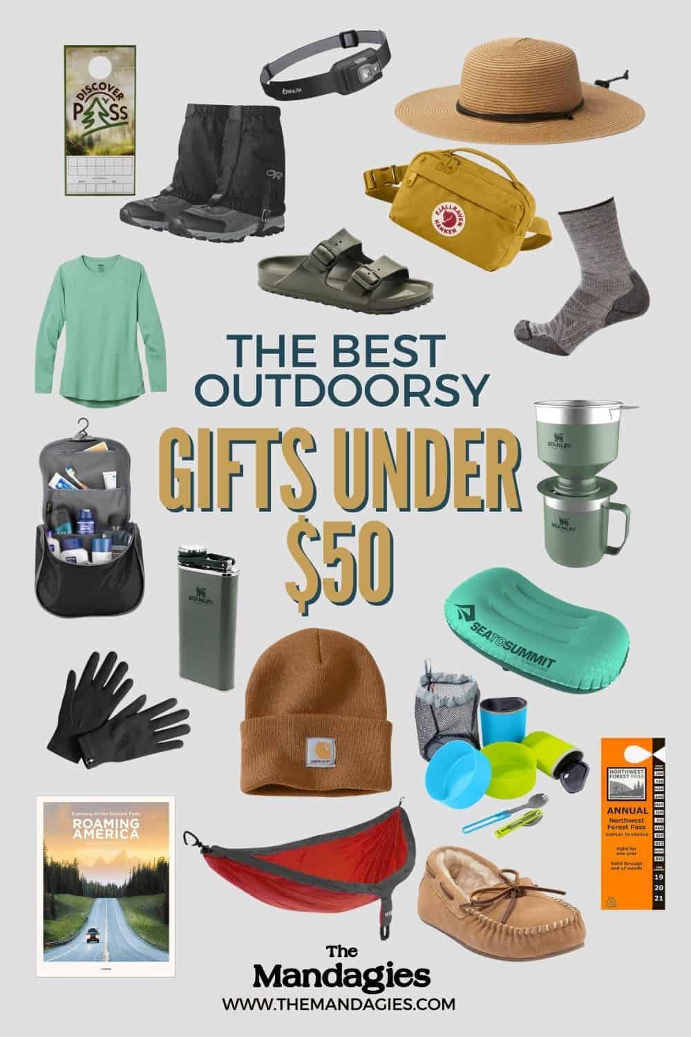 30+ Outdoor Gifts Under $50 For The Budget Adventurer - The Mandagies