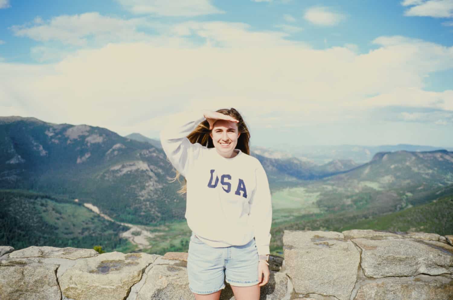 Emily Mandagie in Rocky Mountain National Park, Colorado