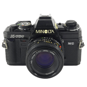 Minolta X700 Meilleur appareil photo argentique 25 mm pour débutants