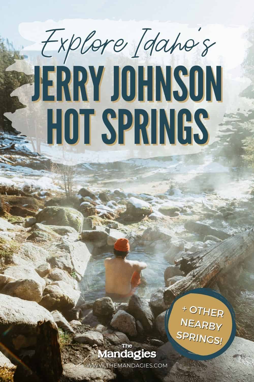 Jerry Johnson Hot Springs in Central Idaho is one of the coolest hot springs in Idaho! We're sharing how to get to the Lolo Pass area, what to pack for your hot springs day hike, and nearby hot springs near Missoula and North Idaho. Save this post for your next beautiful Idaho road trip! #westcoast #roadtrip #americanroadtrip #idaho #PNW #hotsprings #idahohotsprings #mountains #lolopass #missoula