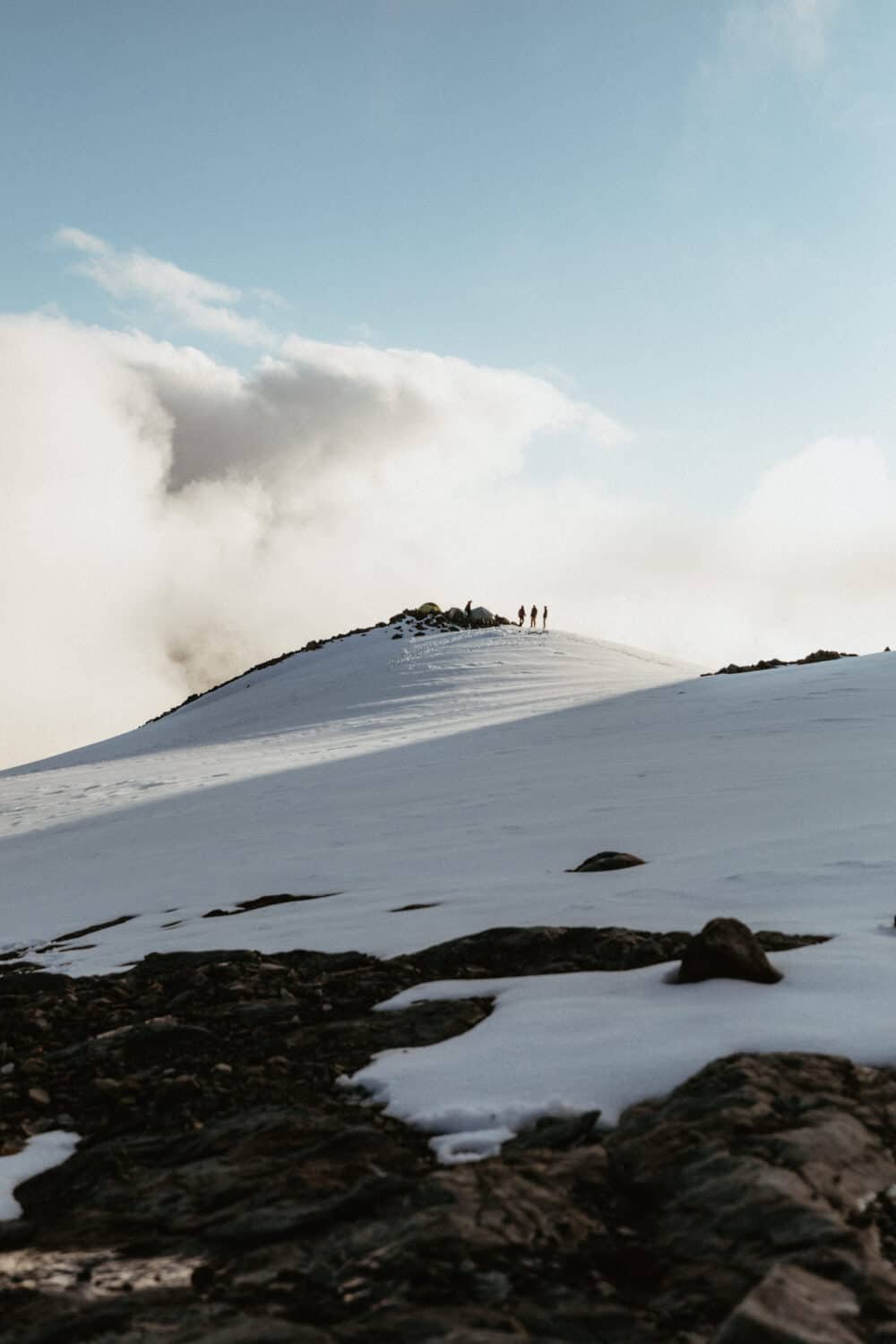 Sahale Glacier Camp in July