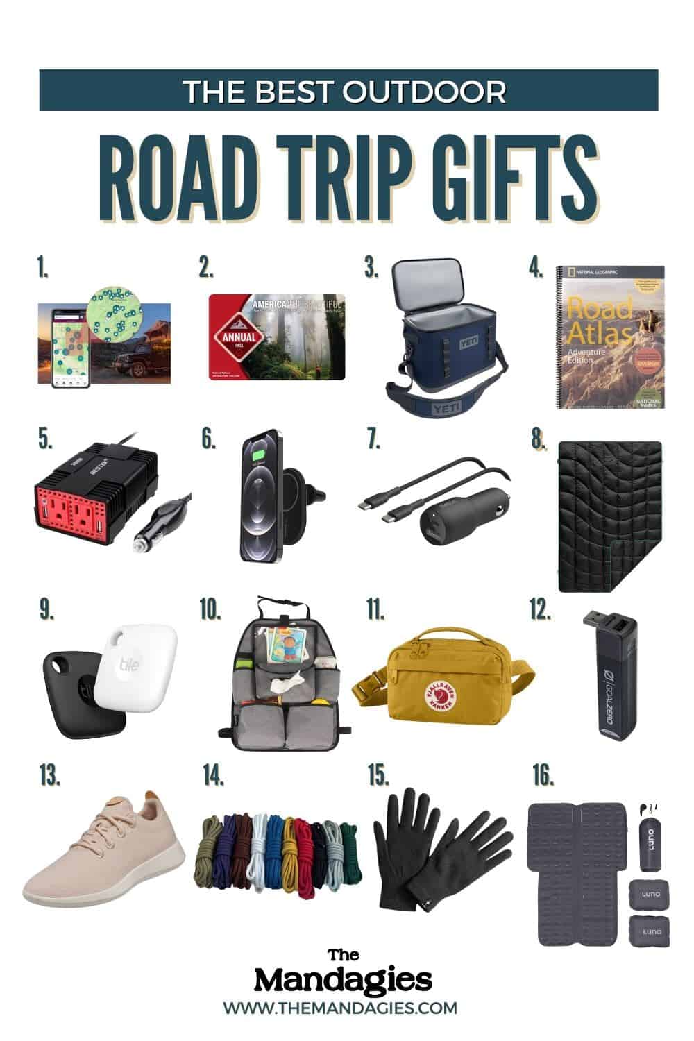 The Best Road Trip Gifts Pin - TheMandagies.com