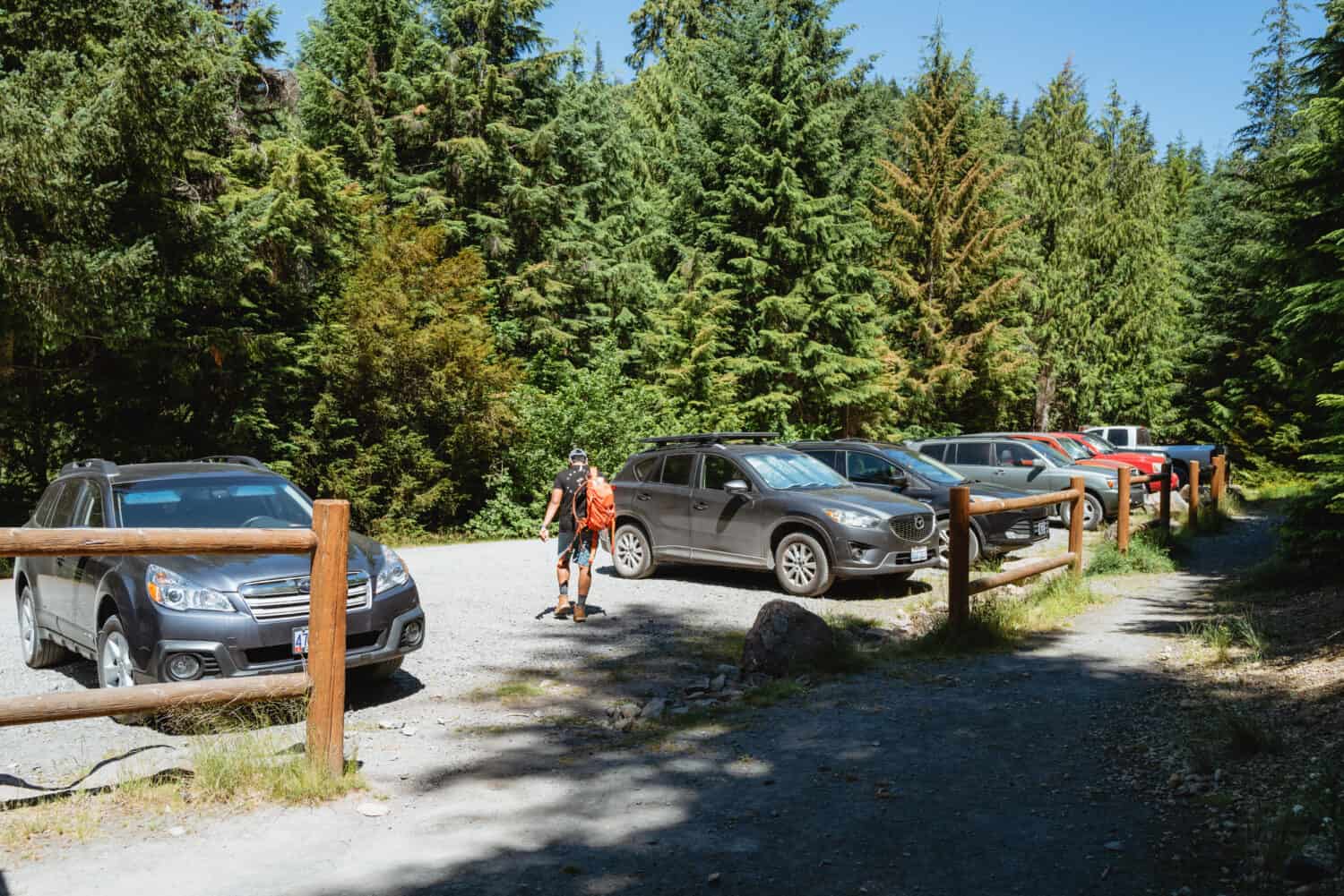 Marion Falls Oregon Trail Parking Lot