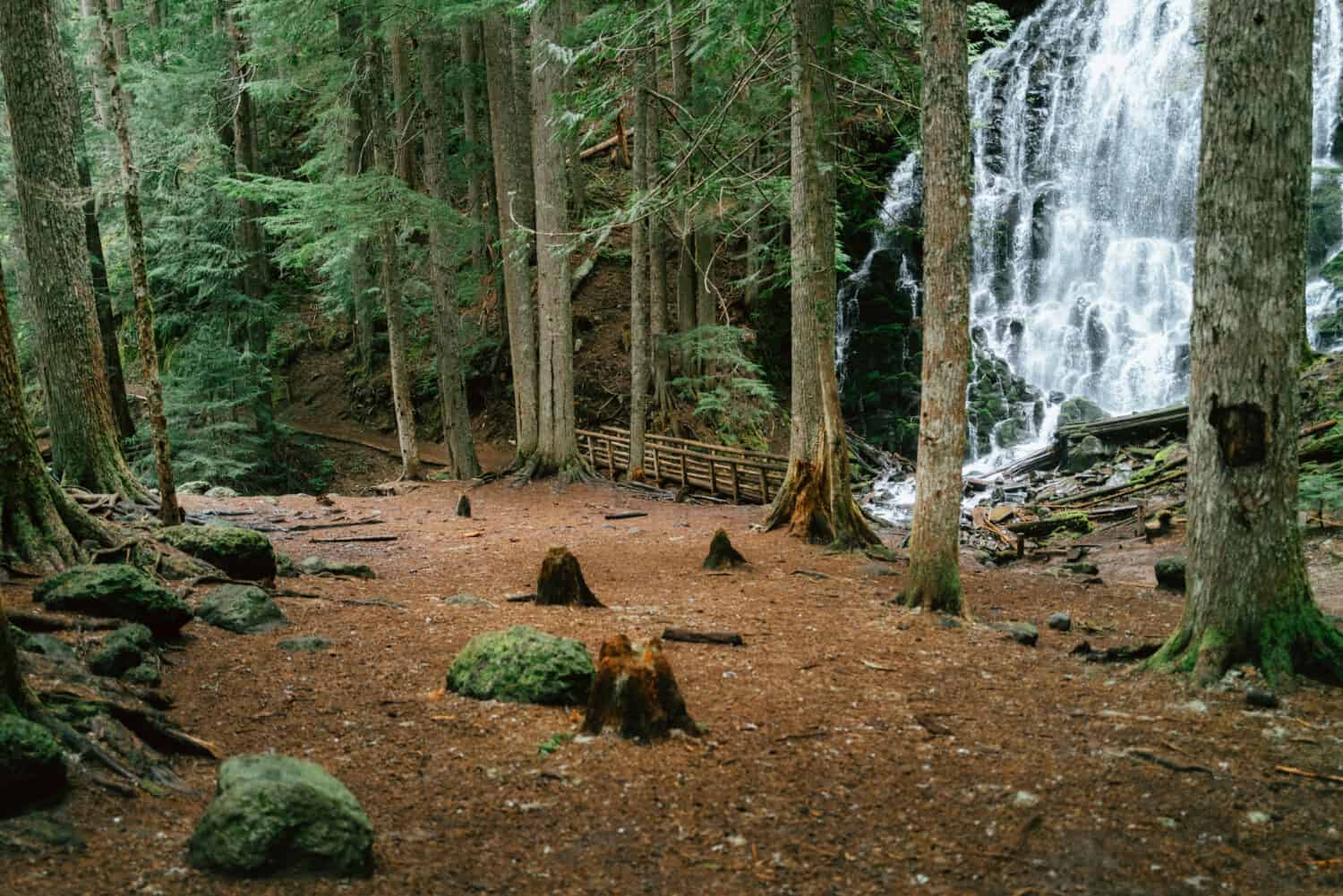 First view of Ramona Falls