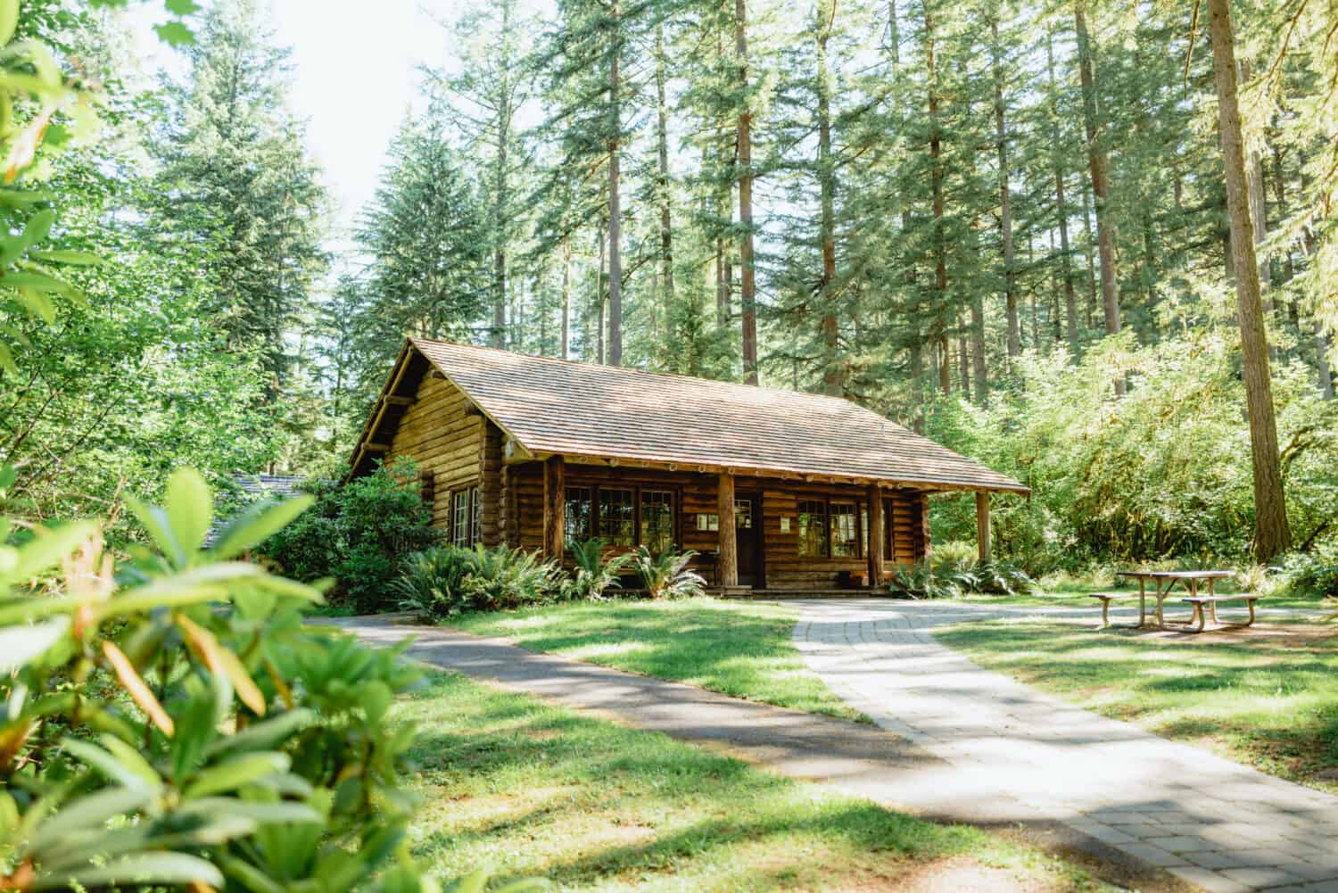 Trail of Ten Falls Trailhead - Lodge