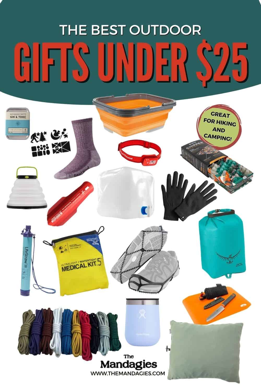 20 Awesome Outdoor Gifts Under $25 - The Mandagies