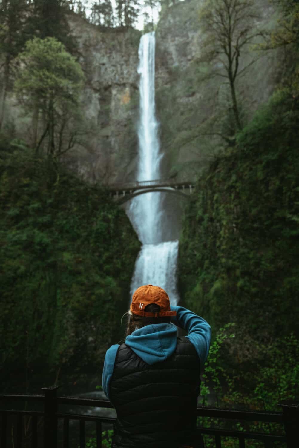 Columbia River Gorge Waterfalls - Multnomah Falls