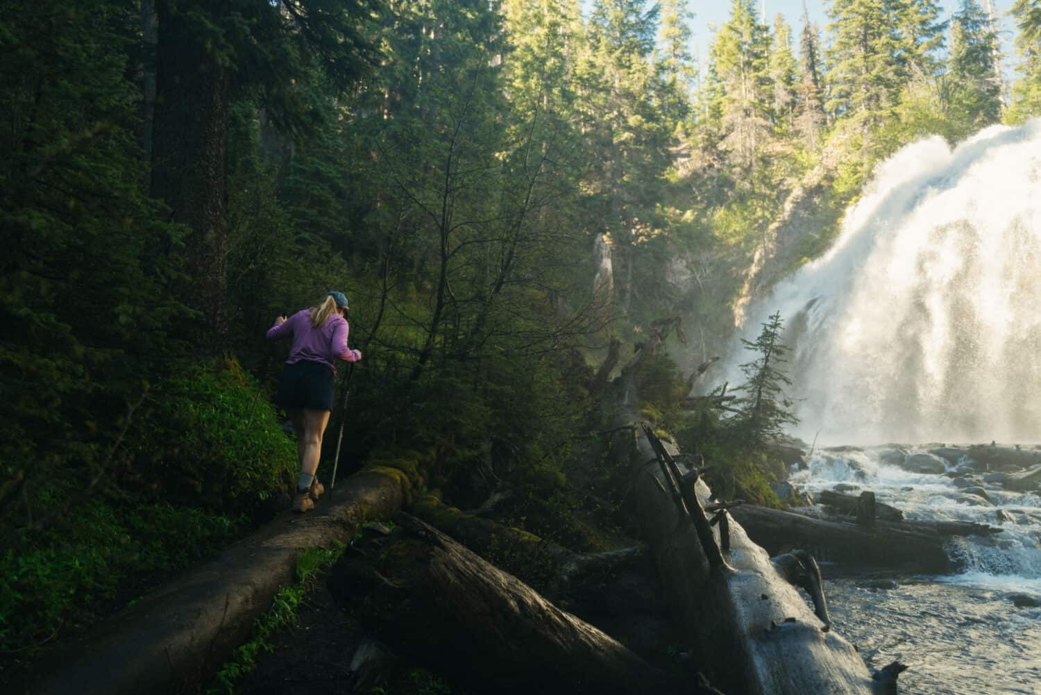 Waterfalls Near Bend, Oregon